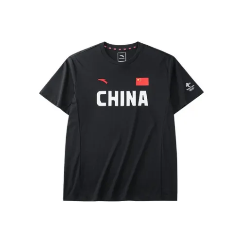 Anta Все Погода Черные Мужские T-Рубашки