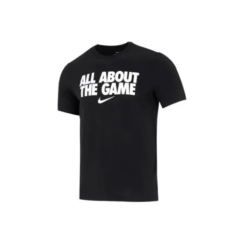 Nike Мужские черные футболки