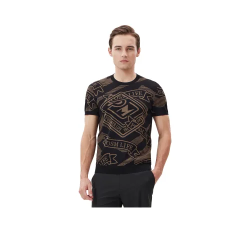 POSEMER Трикотаж Мужской Темный хаки Смешанный цвет