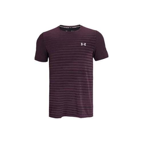 Under Armour T-Shirt Мужской Фиолетовый