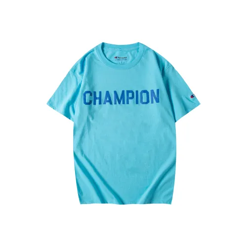 Champion T-Shirt US Version Unisex Sky Blue