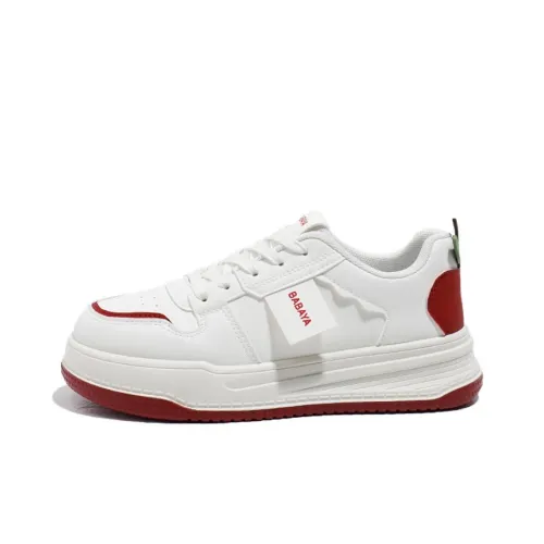 Babaya Устойчивые к истиранию низкие кроссовки для скейтбординга женские Red Apple