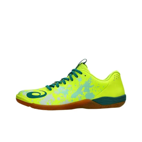 Asics TOQUE 8 Амортизация Устойчивый к истиранию Легкие Футбольные бутсы Мужские Зеленые