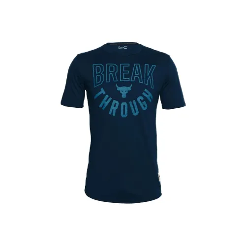 Under Armour Морская волна Мужская футболка с коротким рукавом