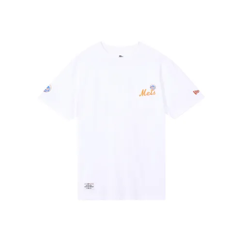 New Era Белый Унисекс Футболка