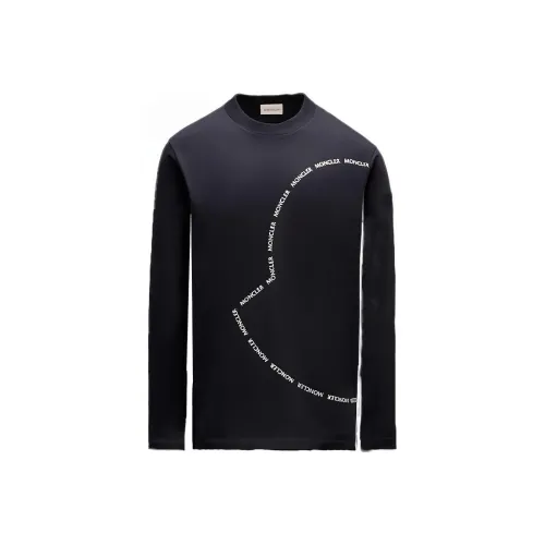 MONCLER SS22 Морской Синий Мужские T-Рубашки
