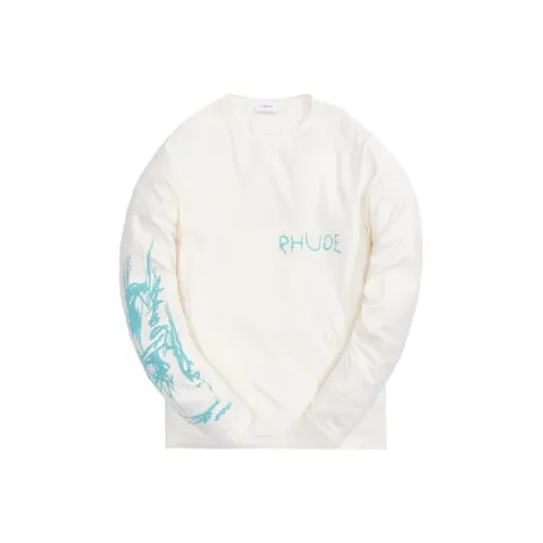 Rhude Белая Унисекс Футболка