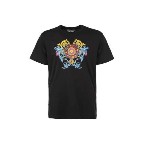 VERSACE JEANS COUTURE FW21 T-Shirt Мужской Черный