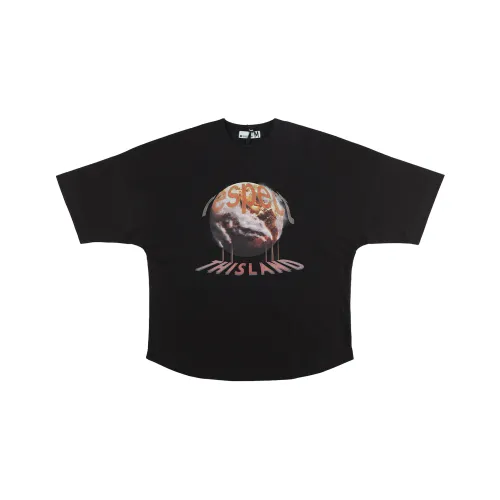 RESPECT MY WAY Прямой крой рукав длиной до локтя рубашка унисекс черный