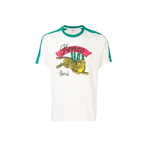 KENZO Бежевые Мужские T-рубашки