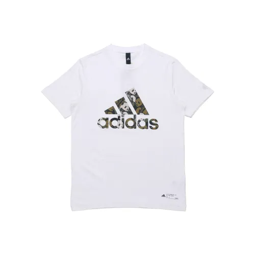 Adidas Белая Унисекс Футболка