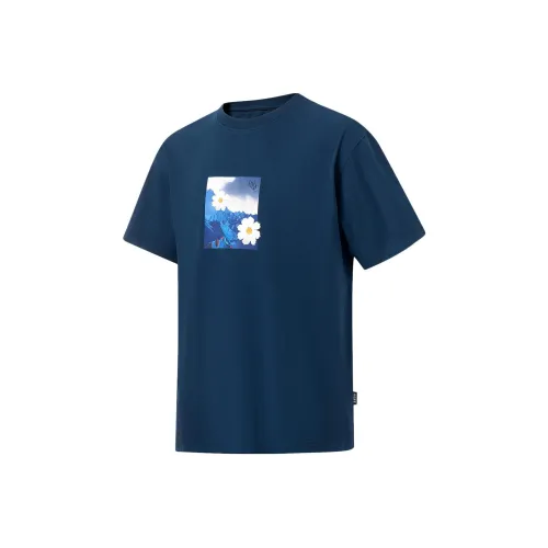 LINING Короткий рукав T-рубашка унисекс Blue Moon Sea