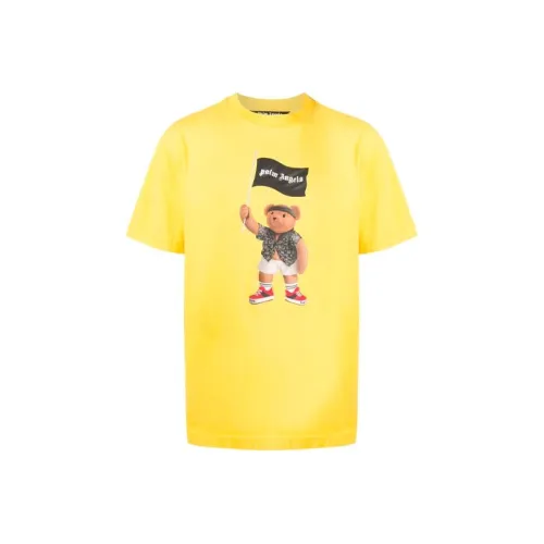 PALM ANGELS Желтые Мужские Футболки