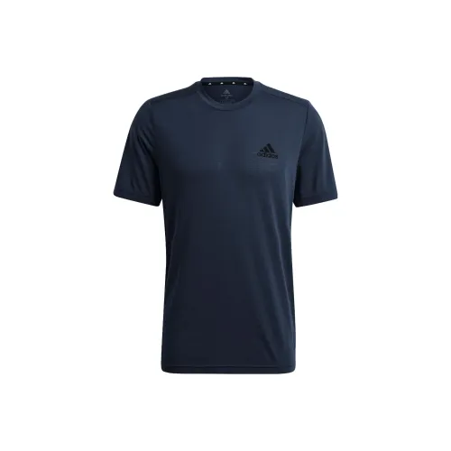Adidas AEROREADY Дизайнерский TO FEELREADY T Рубашка Мужская Темно-синяя