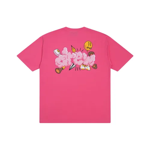 Drew House T-Shirt Унисекс Теплый Розовый