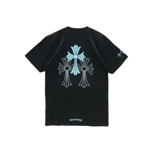 Chrome Hearts Мужские черные футболки