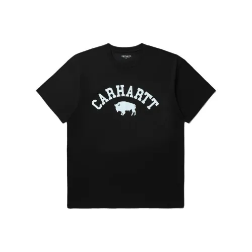 Carhartt WIP SS23 CHROMO Черная Мужская T-Рубашка