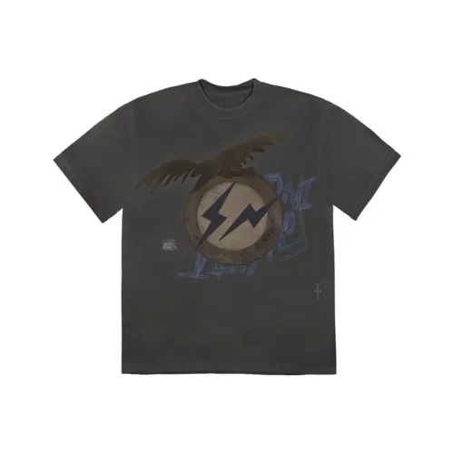 Travis Scott T-Shirt Унисекс Черный Серый