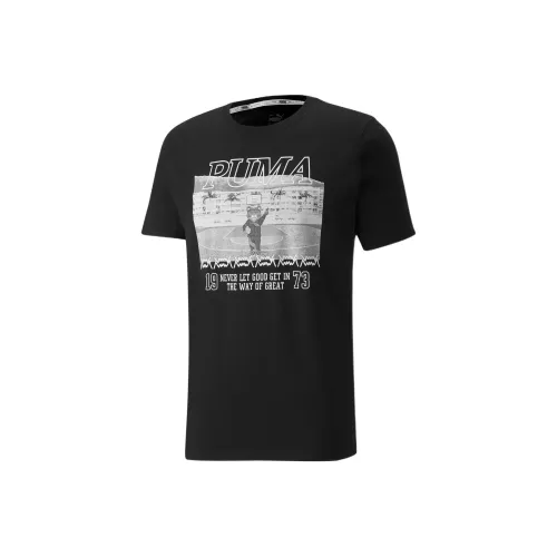 PUMA Мужская черная футболка