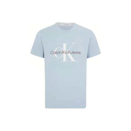 Calvin Klein Небесно-голубой Мужской T-рубашки