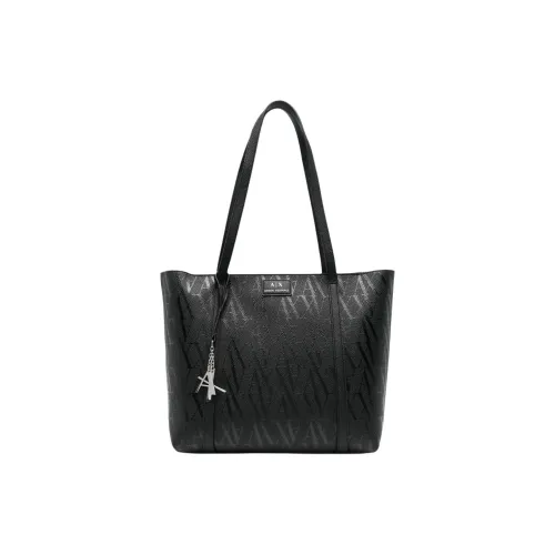 ARMANI EXCHANGEAE Полиуретан Тоут Сумка Сумка для покупок Сумка на плечо Женская Черная