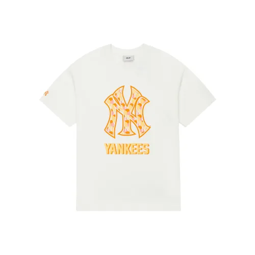 MLB Base Logo Нью-Йорк Янкис T-Shirt Унисекс Кремовый