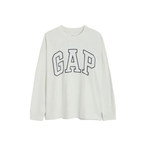 GAP Серый Белый Унисекс Футболка