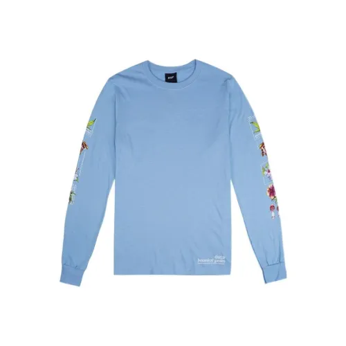 HUF Co-Brand Blue Men's T-Shirts