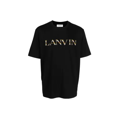 Lanvin Мужские черные рубашки T