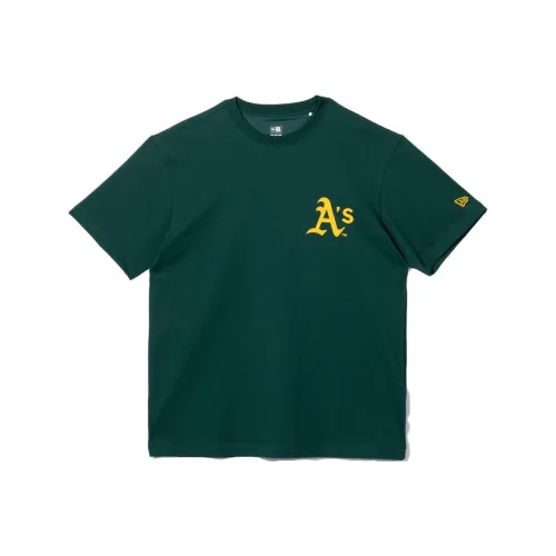 New Era Зеленая Унисекс Футболка