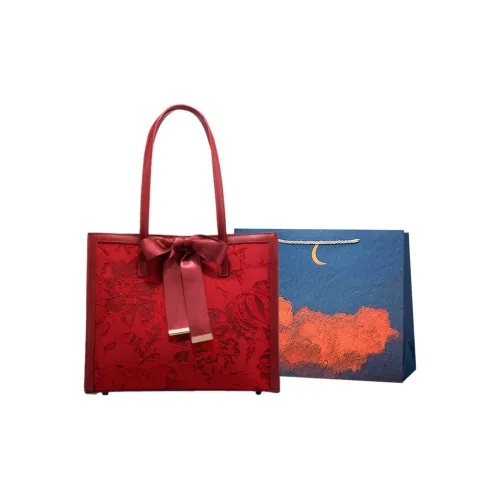 Elsvet ПУ (полиуретан) Сумка Сумка через плечо Стандартная Женская Бордовая