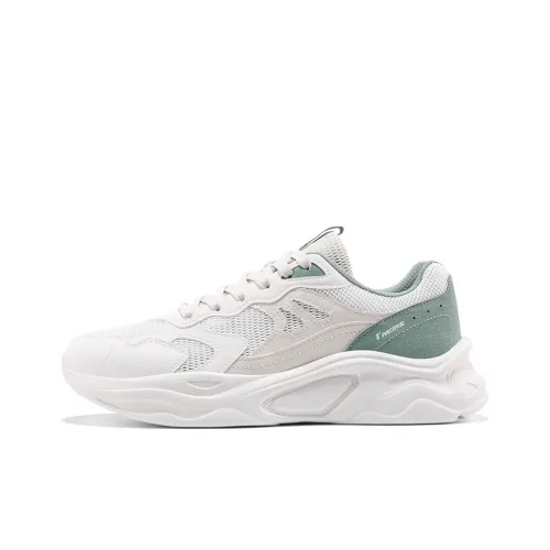 361° Slip устойчивый к истиранию легкий низкий топ кэжуал мужской белый зеленый