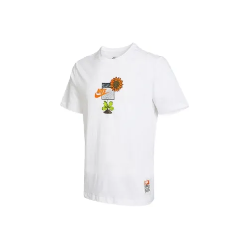 Nike Белый Мужской T-Shirt