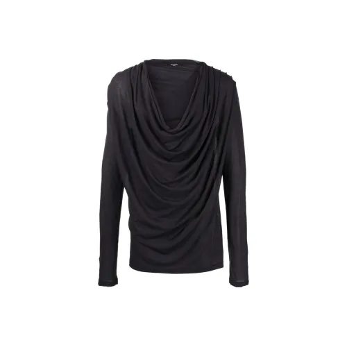 BALMAIN Мужские черные T-рубашки