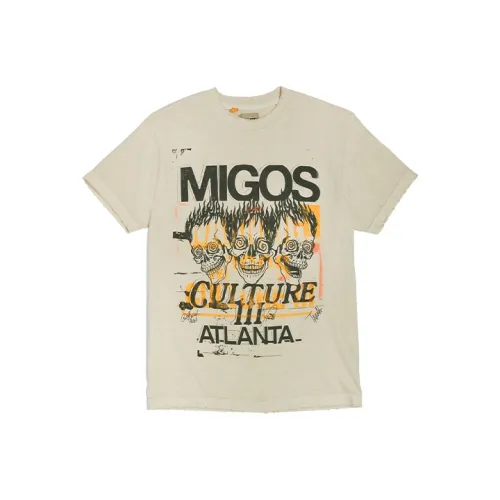 Gallery Dept. Светло-коричневый унисекс футболки