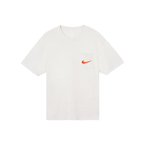 Nike Sportswear T-Shirt Мужская Призрачный Серый Белый