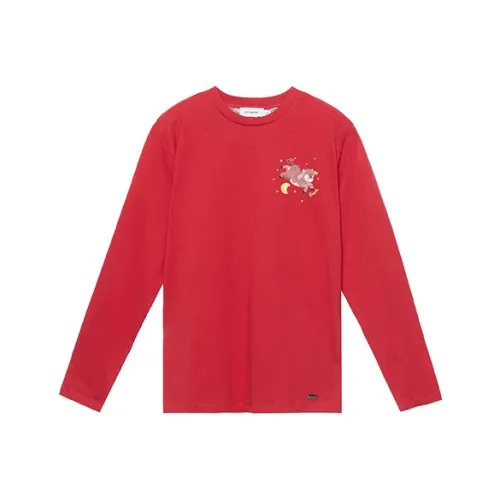 COACH Red Men's T-Shirts COACH Красные Мужские Футболки