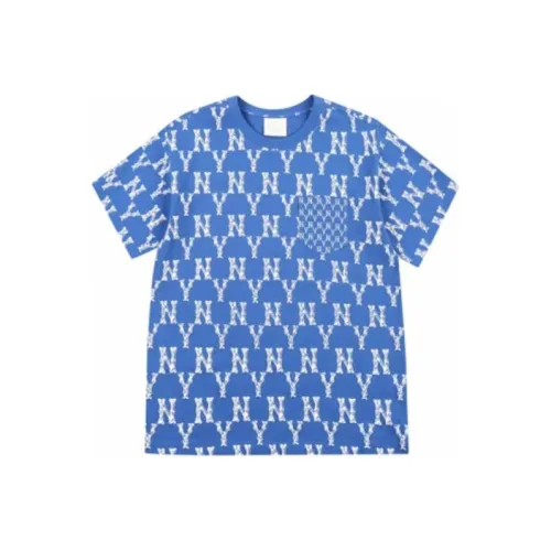 MLB Комплект с короткими рукавами T-рубашка унисекс королевский синий