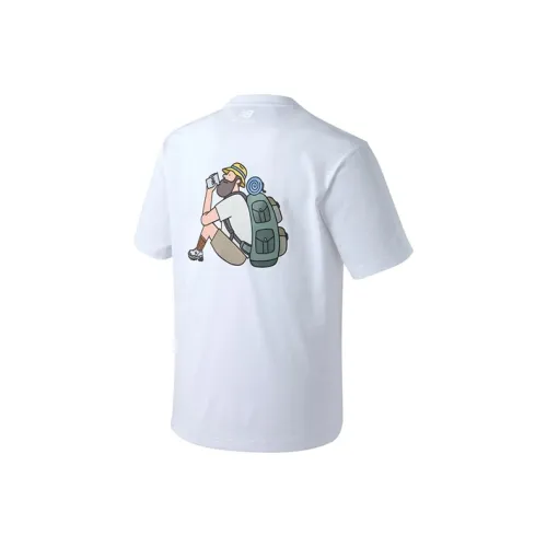 New Balance JHI T-Shirt Унисекс Белый