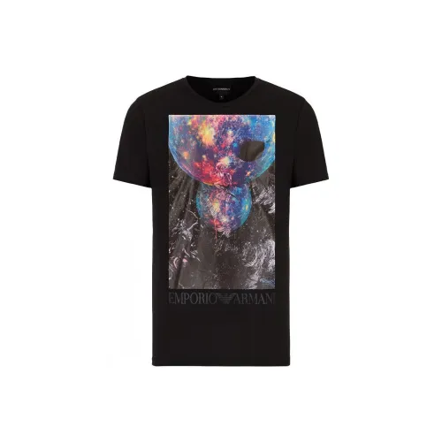EMPORIO ARMANI Черные Мужские T-Рубашки