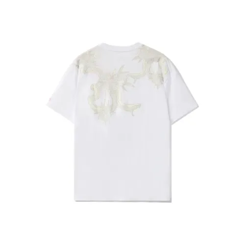 Подкладка Skateboard T-Shirt Мужская Стандартная Белая