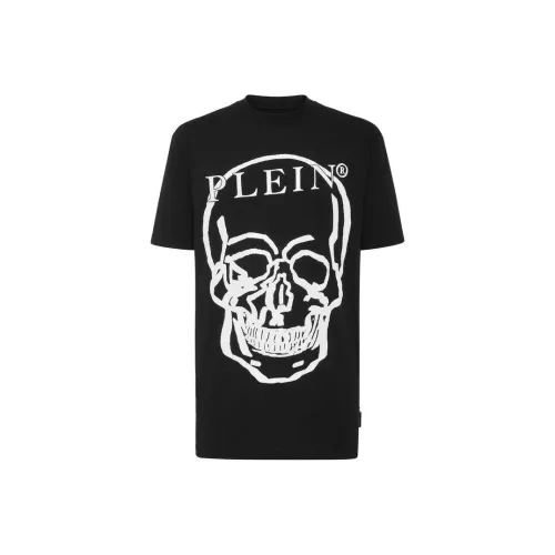 PHILIPP PLEIN Черный/Белый Унисекс Футболка