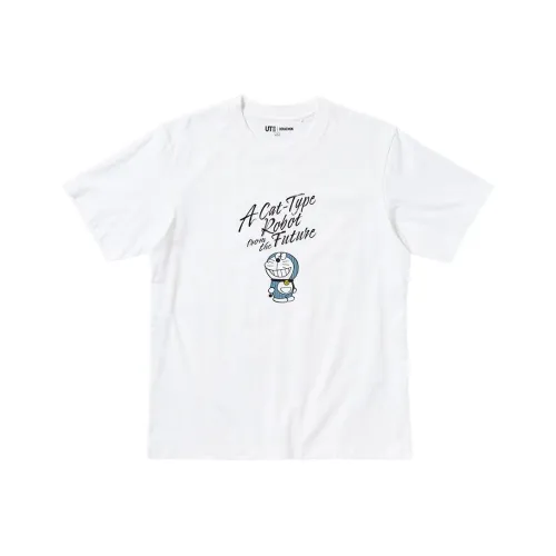 UNIQLO x Doraemon UNIQLO UNIQLO X Doraemon Doraemon Совместная серия T-рубашка Мужская Белая