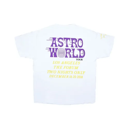 TRAVIS SCOTT Белая Унисекс Футболка