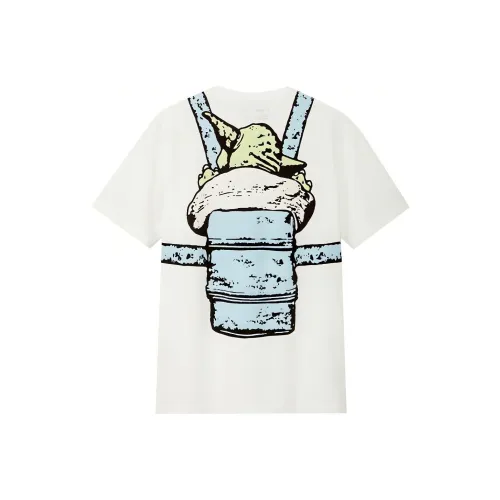 UNIQLO Белая унисекс футболка