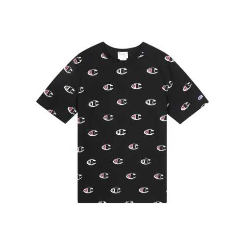 Champion T-Shirt US Version Unisex Black Чемпион T-Shirt США Унисекс Черный