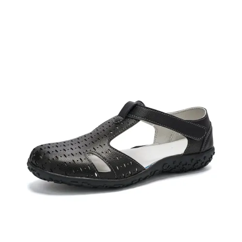 Сандалии Reivanti в римском стиле Женские Черные