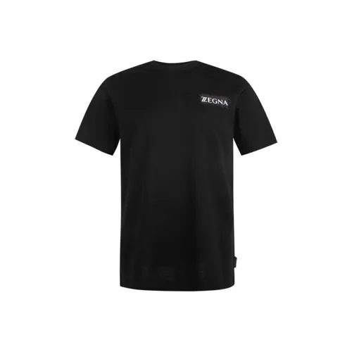 Ermenegildo Zegna Черные Мужские T-Рубашки