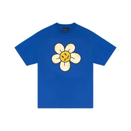 Drew House SS23 Синий Унисекс Т-рубашки