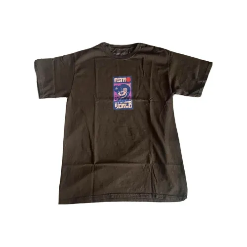 Travis Scott Коричневый Мужской T-Рубашки